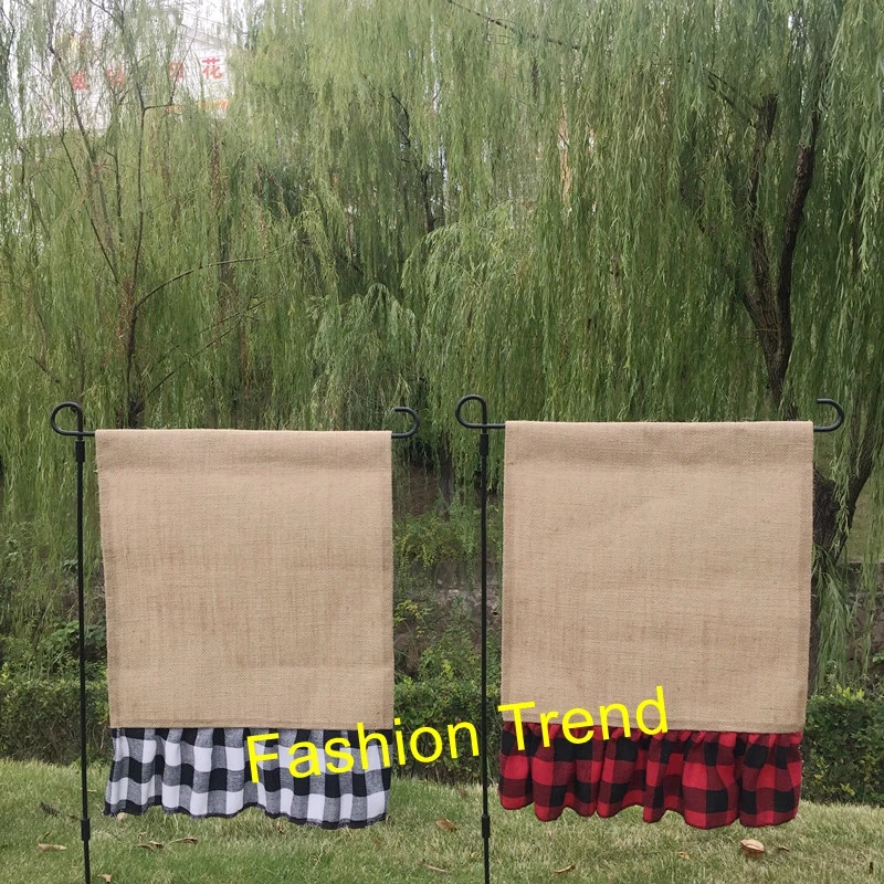 10pcs/lot new arrival hot selling monogram buffalo plaid burlap ruffle garden flag outdoor decoration Christmas yard flags
10pcs/lot new arrival hot selling monogram buffalo plaid burlap ruffle garden flag outdoor decoration Christmas yard flags