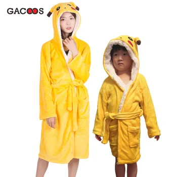 Pikachu Bathrobe For Women Kids Nightgown Panda Animal Bathing Suit Boy Girls Unicorn Robe Winter Warm Sleepwear Cartoon Pyjamas
Pikachu Bathrobe For Women Kids Nightgown Panda Animal Bathing Suit Boy Girls Unicorn Robe Winter Warm Sleepwear Cartoon Pyjamas