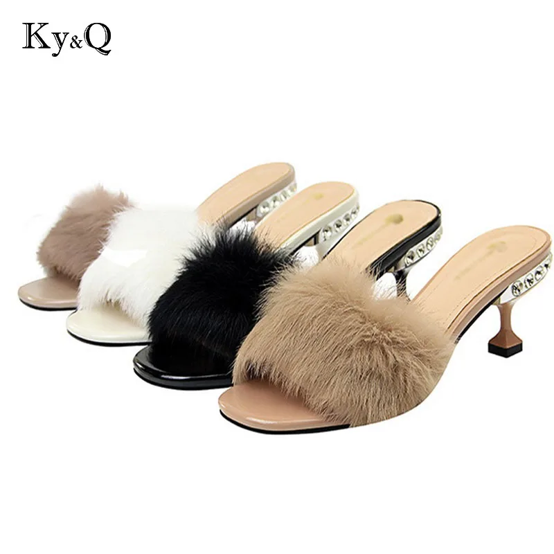 2018 new fashion spring/autumn real fluffy real fur women mules round toe thin heels women slippers outside
2018 new fashion spring/autumn real fluffy real fur women mules round toe thin heels women slippers outside