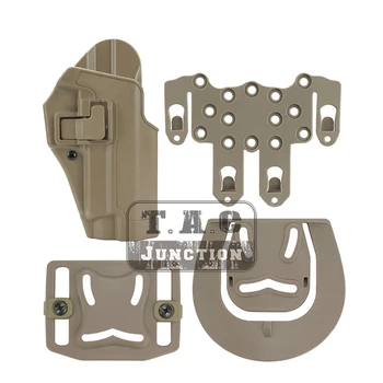 Tactical CQC Serpa Quick Right Hand Paddle Belt Loop Pistol Gun Holster w/ STRIKE MOLLE Platform for Sig Sauer P226 P229
Tactical CQC Serpa Quick Right Hand Paddle Belt Loop Pistol Gun Holster w/ STRIKE MOLLE Platform for Sig Sauer P226 P229