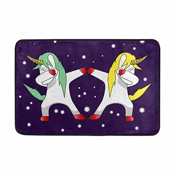 Entrance Doormat Cute Funny Magical Unicorn with Stars Sweet Animal Design Indoor Door Mat Rug Non-Slip Doormat 23.6x15.7 Inch
Entrance Doormat Cute Funny Magical Unicorn with Stars Sweet Animal Design Indoor Door Mat Rug Non-Slip Doormat 23.6x15.7 Inch