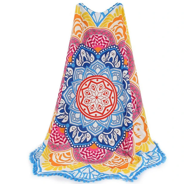 Lotus Flower Beach Throw (2)