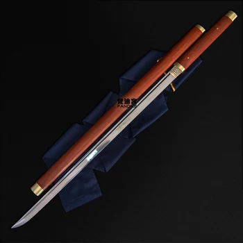 High quality Handmade Folded steel Chinese Sword Full Tang Wood red series handle scabbard Tang Dao Very Sharp
High quality Handmade Folded steel Chinese Sword Full Tang Wood red series handle scabbard Tang Dao Very Sharp