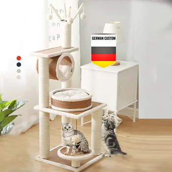 HEYPET High 120cm Cat Toy Kitten House Scratching Post Wood Climbing Cat Tree Pet Home Cat Luxury Jumping Frame Furniture
HEYPET High 120cm Cat Toy Kitten House Scratching Post Wood Climbing Cat Tree Pet Home Cat Luxury Jumping Frame Furniture