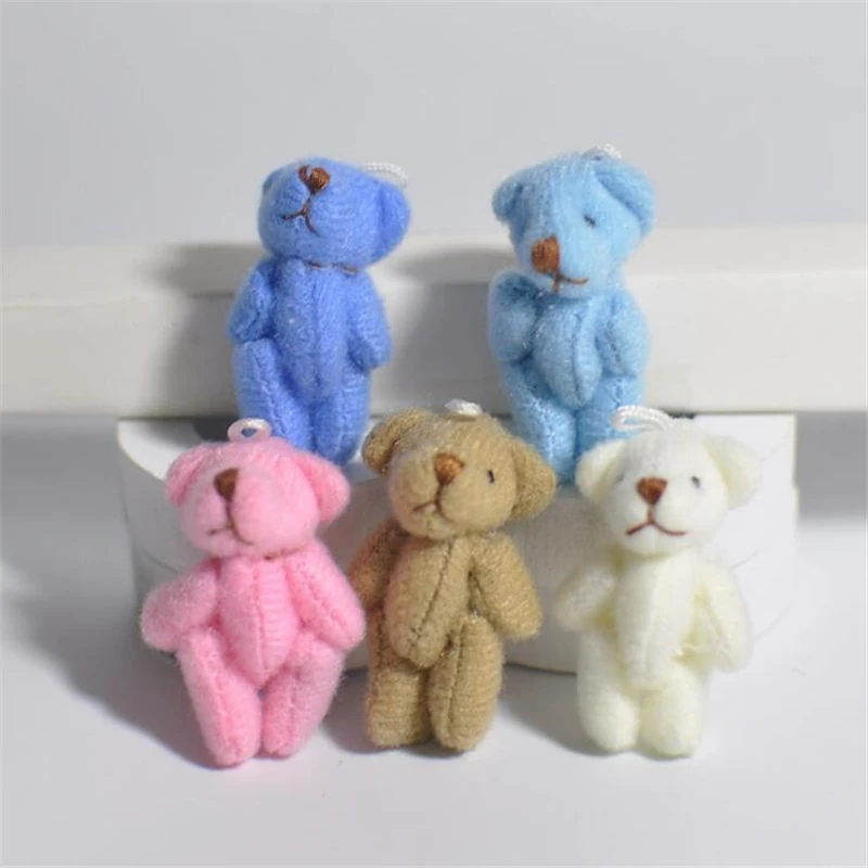 Wholesale 100pc/Lot 3.5cm/4.5cm Mini Joint Bear Teddy Bear Doll Cell Phone Pendant ,mini joint plush keychain bear bouquet toy
Wholesale 100pc/Lot 3.5cm/4.5cm Mini Joint Bear Teddy Bear Doll Cell Phone Pendant ,mini joint plush keychain bear bouquet toy