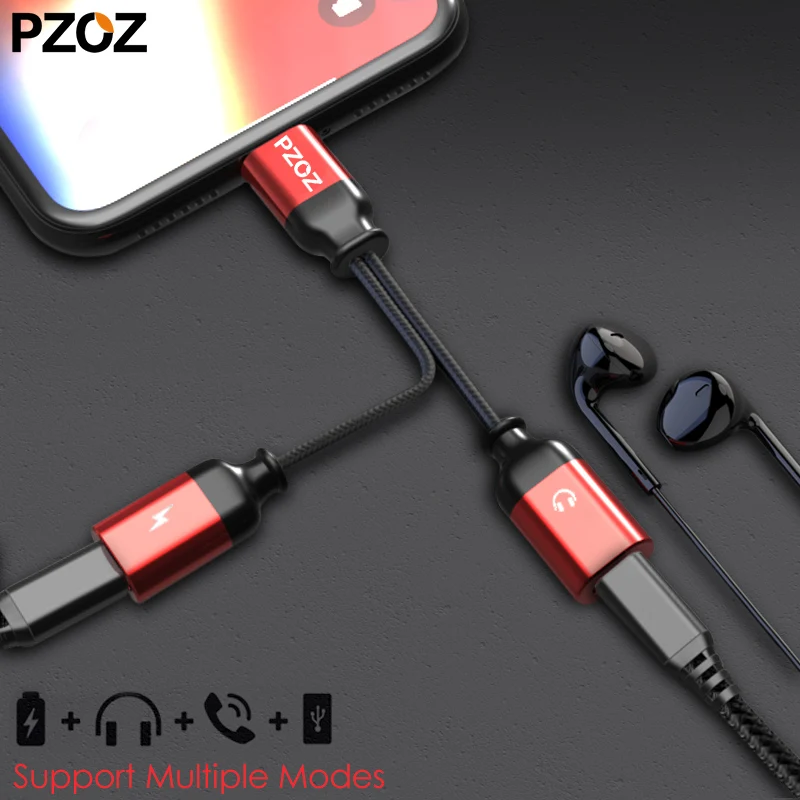 PZOZ for iphone adapter 2 in 1 splitter cable charging For iphone 7 8 plus X XR XS max Aux Audio to 3.5mm Jack Headphone Adapter
PZOZ for iphone adapter 2 in 1 splitter cable charging For iphone 7 8 plus X XR XS max Aux Audio to 3.5mm Jack Headphone Adapter