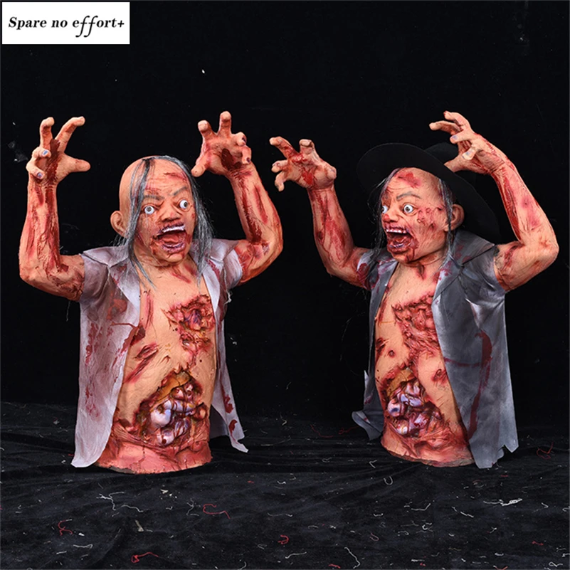 Animated Skeleton Halloween Corpse Ghost Bloodier Zombie Halloween Decoration Ktv Bar Club Haunted House Escape Spooky Props
Animated Skeleton Halloween Corpse Ghost Bloodier Zombie Halloween Decoration Ktv Bar Club Haunted House Escape Spooky Props