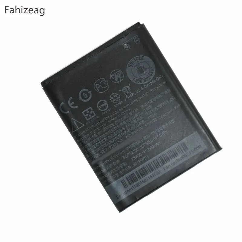 Fahizeag 2000mAh BOPA2100 Battery Replacement For HTC Desire 310 310W D310T Cellphone Bateria
Fahizeag 2000mAh BOPA2100 Battery Replacement For HTC Desire 310 310W D310T Cellphone Bateria