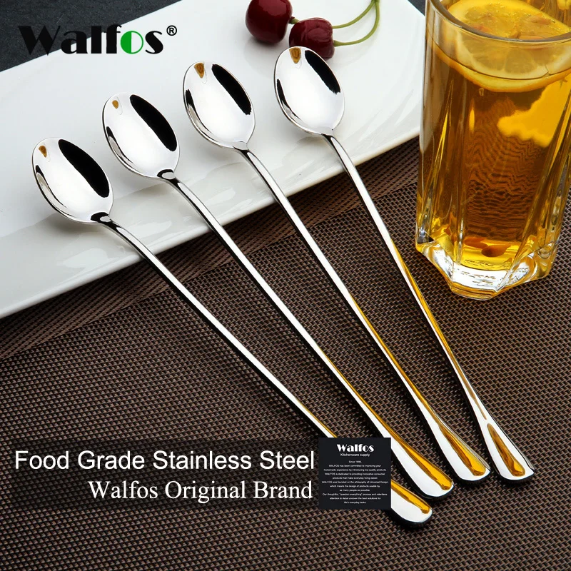WALFOS Long Handled Stainless Steel Coffee Spoon Ice Cream Dessert Tea Spoon For Picnic Kitchen Accessories
WALFOS Long Handled Stainless Steel Coffee Spoon Ice Cream Dessert Tea Spoon For Picnic Kitchen Accessories