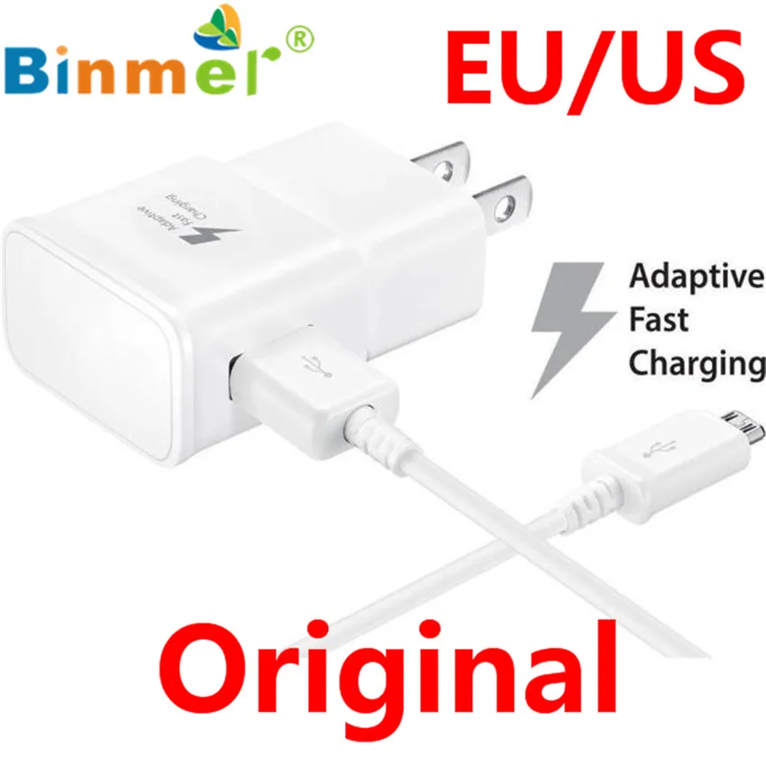 #15 абсолютно новое 100% оригинальное 5V2A Micro USB EU/US Адаптивное быстрое зарядное