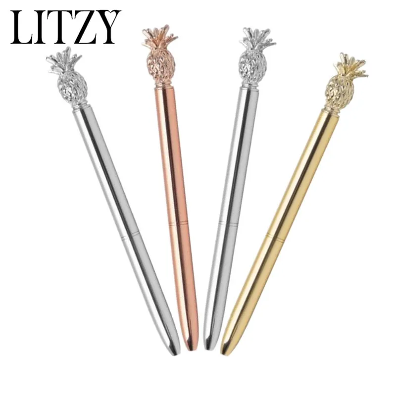 New Strange Pineapple Pen Silver Rose Gold Pen Metal Ballpoint Pen for School Office Writing Supplies Kawaii Stationery Gift
New Strange Pineapple Pen Silver Rose Gold Pen Metal Ballpoint Pen for School Office Writing Supplies Kawaii Stationery Gift