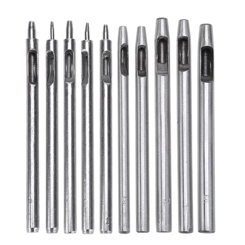 10pcs Steel Punch Leather DIY Handmade Belt Punching Leather Hole Punch Hollow Puncher Belt Leathercraf Leather Hole Tools
10pcs Steel Punch Leather DIY Handmade Belt Punching Leather Hole Punch Hollow Puncher Belt Leathercraf Leather Hole Tools