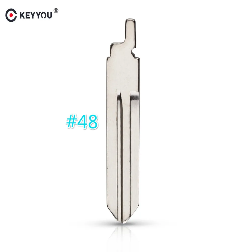 KEYYOU 10pcs 48# Replacement Flip Remote Key Blade Car Key blank For Nissan Remote Key (2014)
KEYYOU 10pcs 48# Replacement Flip Remote Key Blade Car Key blank For Nissan Remote Key (2014)
