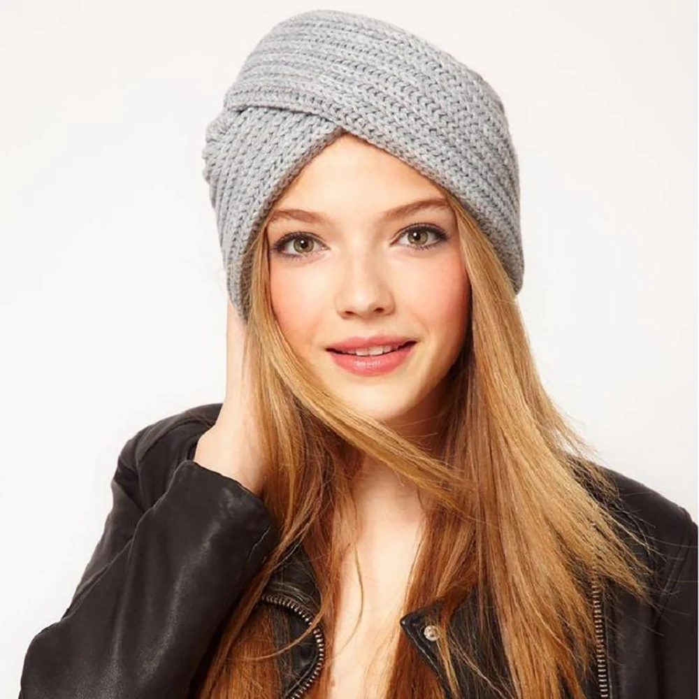 Knitted Winter Hats Women Felt Hat Ladies Turban Head Wrap Caps For Female Twist Headwrap Hats Girls Croceht Beanies
Knitted Winter Hats Women Felt Hat Ladies Turban Head Wrap Caps For Female Twist Headwrap Hats Girls Croceht Beanies