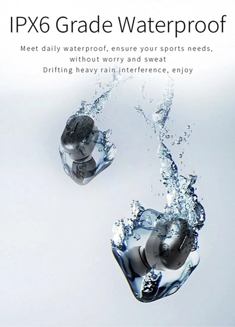 TWS T1 Pro Bluetooth Earphone Headset 5.0 Wireless Stereo Bass Hifi With Mic Earphones For All Phone 2600mAh Charging Box (7)