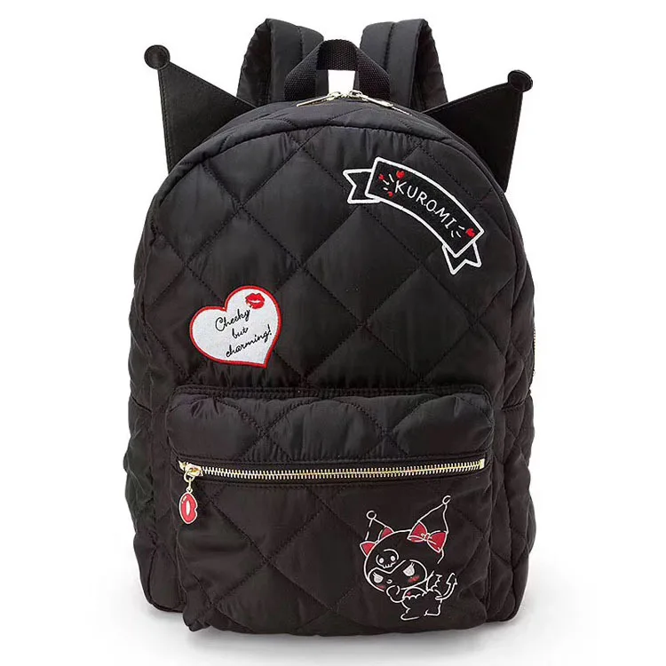 2017 fashion institute wind cool roomy black backpack embroidered backpack kuromi joker student book
2017 fashion institute wind cool roomy black backpack embroidered backpack kuromi joker student book