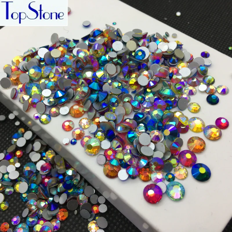 Topstone Mixed AB Colors ss3~SS30 Non Hotfix Rhinestones Flatbacks 3D Nail Art Crystals For Nails Gems Beauty Decoration
Topstone Mixed AB Colors ss3~SS30 Non Hotfix Rhinestones Flatbacks 3D Nail Art Crystals For Nails Gems Beauty Decoration