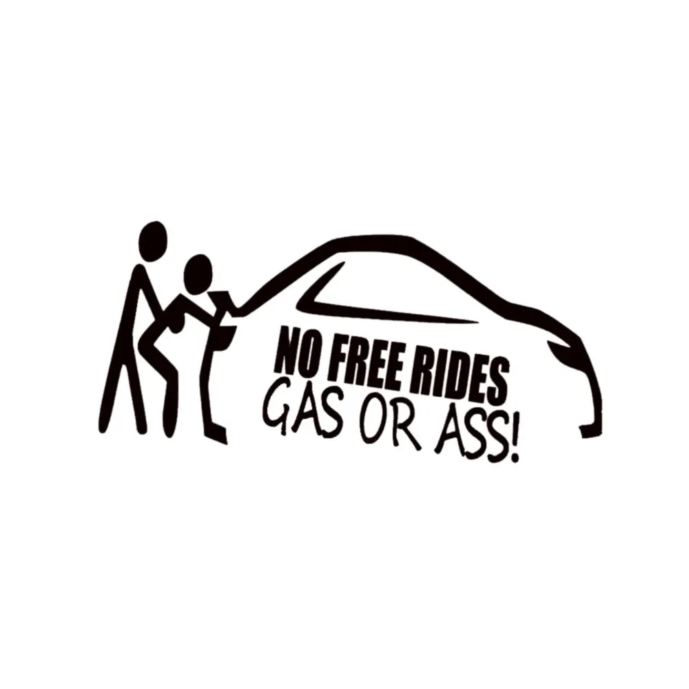 Gas or ass sticker