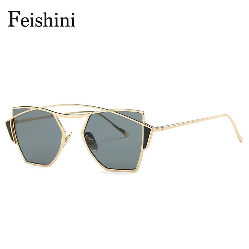 FEISHINI Brand Designer High Quality UV Colored Sunglasses Women Cat Eye 2019 Security Protect Eyesight SunGlasses Mirror Oculos
FEISHINI Brand Designer High Quality UV Colored Sunglasses Women Cat Eye 2019 Security Protect Eyesight SunGlasses Mirror Oculos