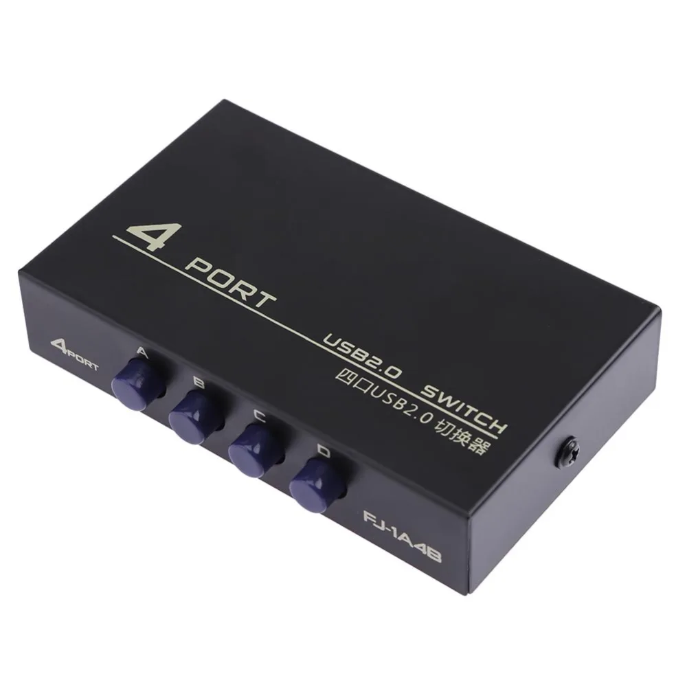 USB 2.0 4 Ports Share Switch Switcher Selector Box Hub Sharing Switch Adapter For PC Scanner Printer High Quality Accessory
USB 2.0 4 Ports Share Switch Switcher Selector Box Hub Sharing Switch Adapter For PC Scanner Printer High Quality Accessory