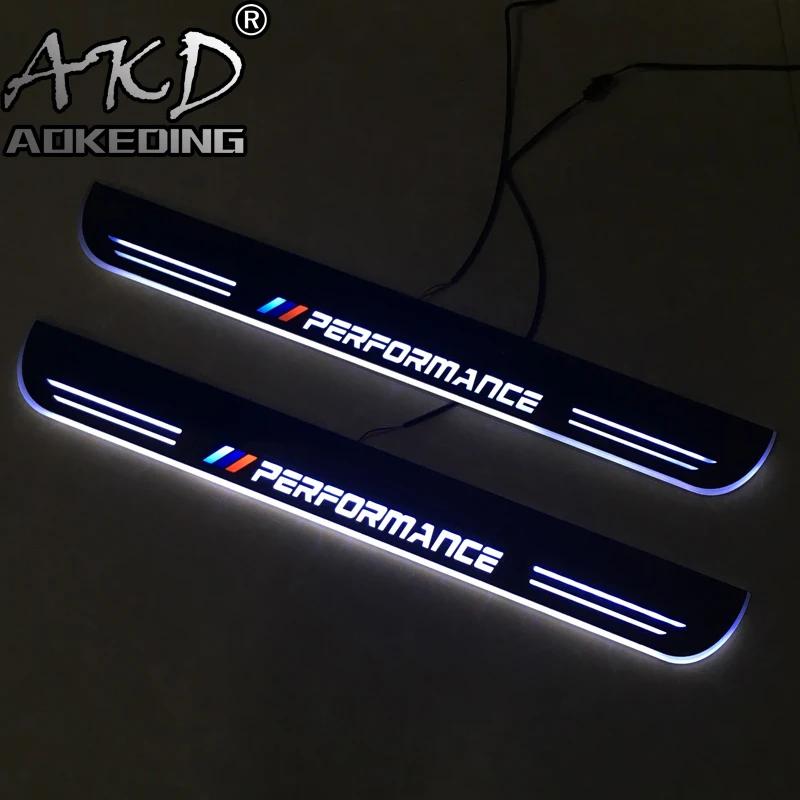 AKD 4PCS Acrylic Moving LED Welcome Pedal Car Scuff Plate Pedal Door Sill Pathway Light For BMW F30 F35 2012 - 2015 2016 2017
AKD 4PCS Acrylic Moving LED Welcome Pedal Car Scuff Plate Pedal Door Sill Pathway Light For BMW F30 F35 2012 - 2015 2016 2017