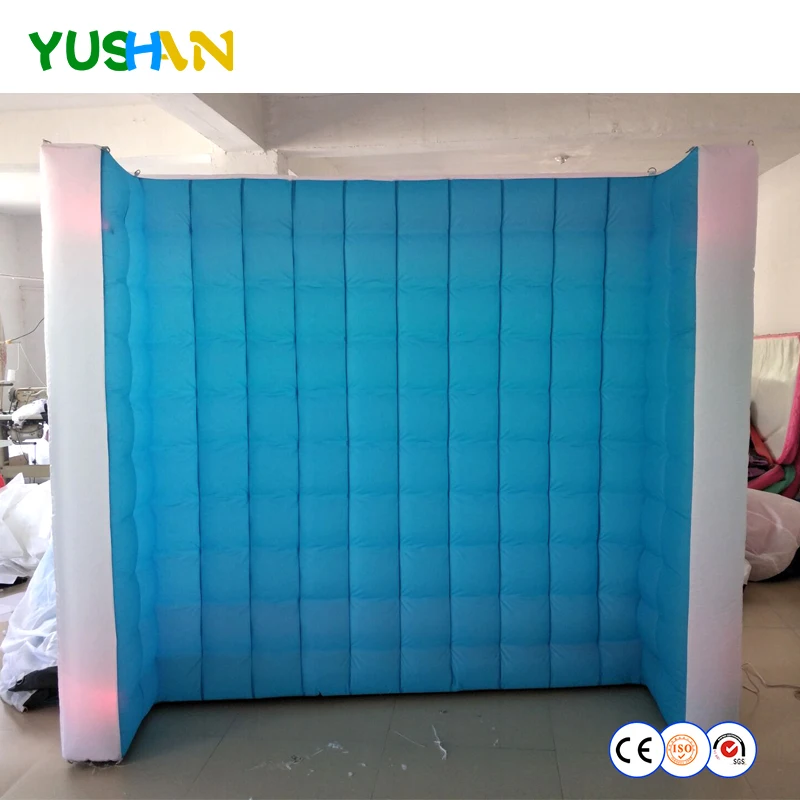 8ft Blue & White Curve Inflatable Photo booth Wall With Neon RGB Stripe and Inner Air blower LED Wall Backdrop For Party Wedding
8ft Blue & White Curve Inflatable Photo booth Wall With Neon RGB Stripe and Inner Air blower LED Wall Backdrop For Party Wedding