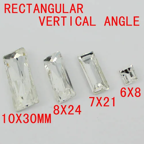 Crystal Rhinestones Rectangular Shape With Vertical Angle Glass Stones Great For Crafts Wedding Dresses Shoes Decorations
Crystal Rhinestones Rectangular Shape With Vertical Angle Glass Stones Great For Crafts Wedding Dresses Shoes Decorations