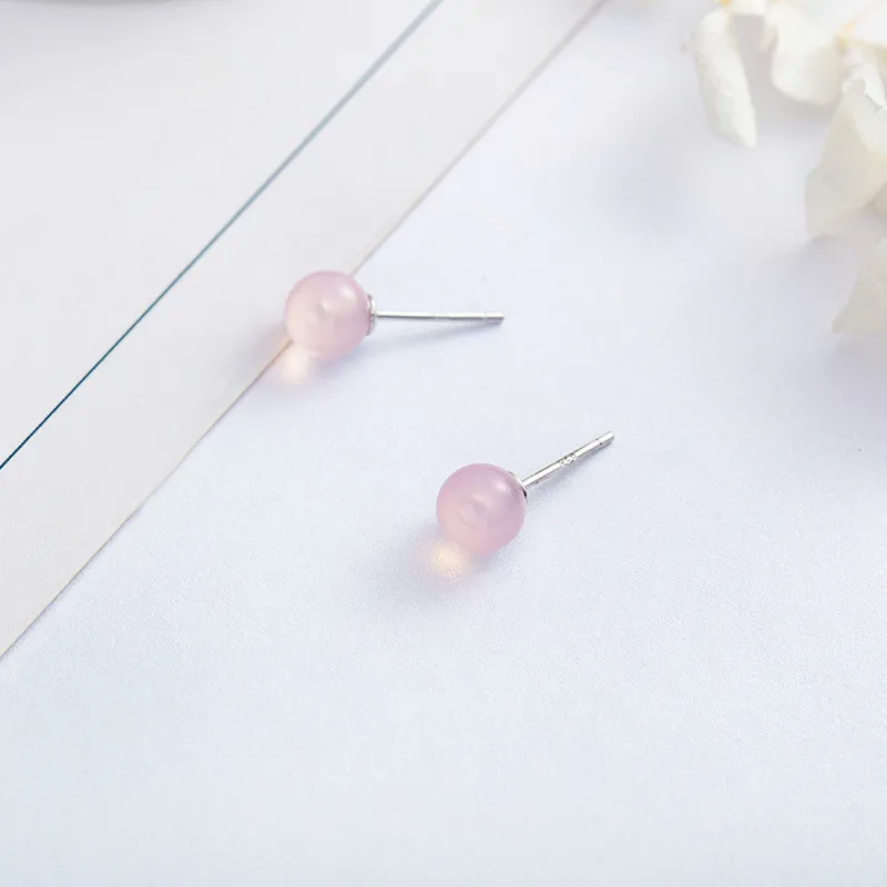 100% Genuine 925 Sterling Silver Pink Crystal Stud Earrings For Women Sweet Small Fresh Round Earings Fashion Jewelry 2018
100% Genuine 925 Sterling Silver Pink Crystal Stud Earrings For Women Sweet Small Fresh Round Earings Fashion Jewelry 2018