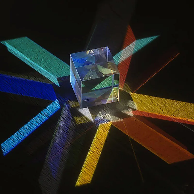 Optical Glass X-CUBE Dispersion Prism Cube Physics Teaching Education Toys Surprise Gift for Children Adult 2CM*2CM*2CM
Optical Glass X-CUBE Dispersion Prism Cube Physics Teaching Education Toys Surprise Gift for Children Adult 2CM*2CM*2CM