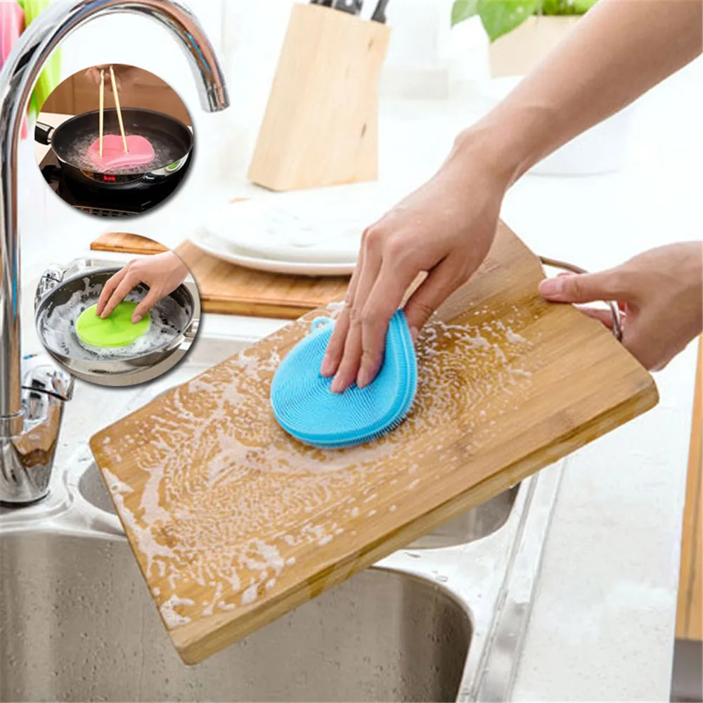 2018 New Silicone Universal Brush Gel Wash Bowl Brushes Multipurpose Antibacterial Smart Sponge Cleaning Dish Kitchen Tools
2018 New Silicone Universal Brush Gel Wash Bowl Brushes Multipurpose Antibacterial Smart Sponge Cleaning Dish Kitchen Tools