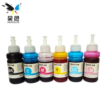 70ml * 6 color Dye Ink Based on OEM of Refill Ink Kit For Epson L series Printer Ink Cartridge No. T6731/2/3/4/5/6
70ml * 6 color Dye Ink Based on OEM of Refill Ink Kit For Epson L series Printer Ink Cartridge No. T6731/2/3/4/5/6