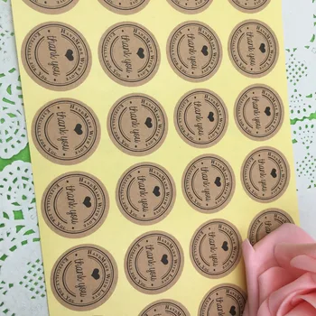120pcs per lot THANK YOU Black Heart Adhesive Kraft Seal Sticker for cake/Gift/ Kraft Label Stickers
120pcs per lot THANK YOU Black Heart Adhesive Kraft Seal Sticker for cake/Gift/ Kraft Label Stickers