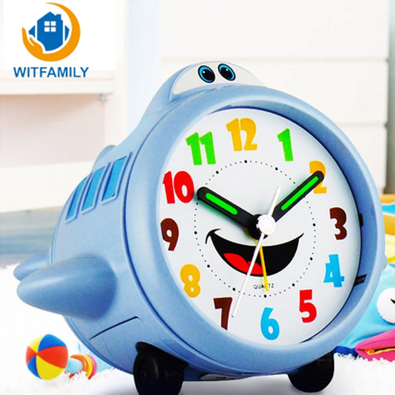 2017 Children's Cartoon Alarm Clock Bedside Silent Electronic Clock Bedroom Luminous Creative Aircraft Student Watch Modern New
2017 Children's Cartoon Alarm Clock Bedside Silent Electronic Clock Bedroom Luminous Creative Aircraft Student Watch Modern New