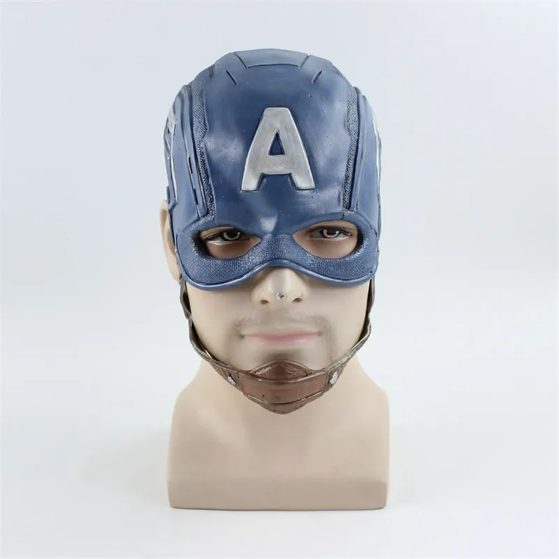 The Avengers Captain America Mask Avengers Steve Rogers Latex Rubber Cosplay Helmet Headwear Mask Superhero Prop
The Avengers Captain America Mask Avengers Steve Rogers Latex Rubber Cosplay Helmet Headwear Mask Superhero Prop