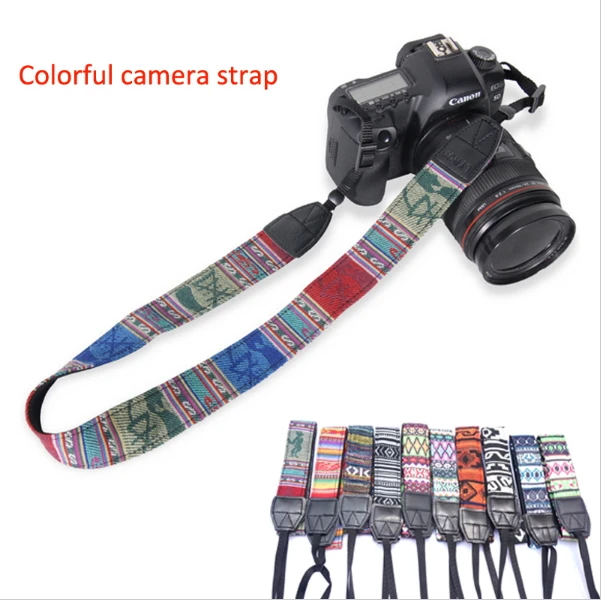 Newest Cotton Camera Strap Neck Shoulder Belt Durable Vintage Strape for DSLR Canon Nikon Sony Pentax Camera Accessories
Newest Cotton Camera Strap Neck Shoulder Belt Durable Vintage Strape for DSLR Canon Nikon Sony Pentax Camera Accessories