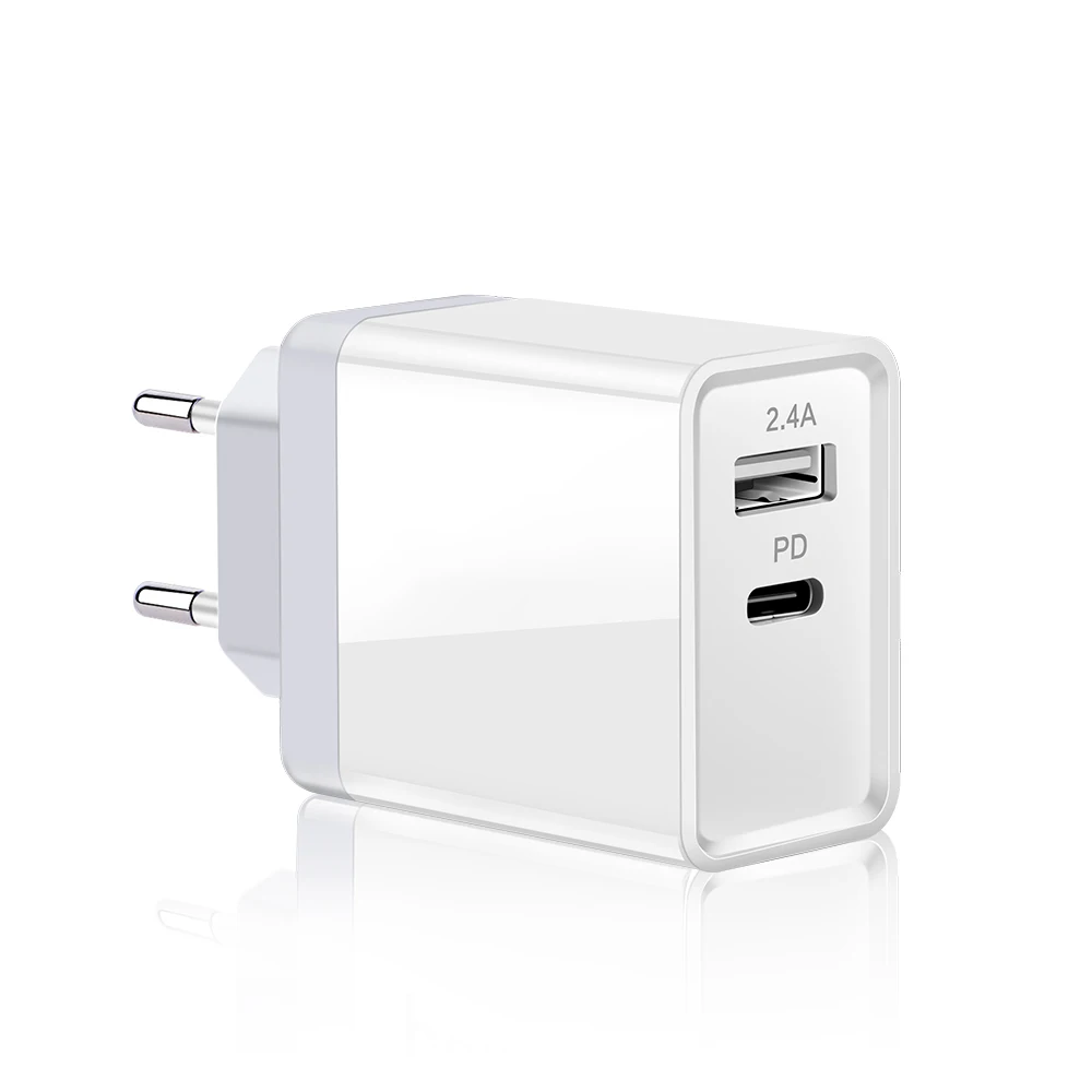 KONSMART PD 3.0 USB Type-C Fast Travel Charger for iPhone 8 Plus 10 X iPad Samsung Xiaomi LG HTC Mobile Phone Euro Power Adapter
KONSMART PD 3.0 USB Type-C Fast Travel Charger for iPhone 8 Plus 10 X iPad Samsung Xiaomi LG HTC Mobile Phone Euro Power Adapter