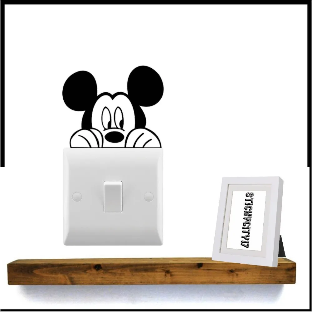 Mickey mouse vinyl Wall decal Kids room light switch stickers Art Carving Switch Stickers for Kids Bedroom Decor Poster
Mickey mouse vinyl Wall decal Kids room light switch stickers Art Carving Switch Stickers for Kids Bedroom Decor Poster