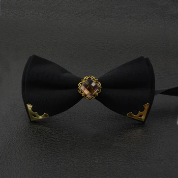 2019 New Business Men Bowtie Solid Fashion Casual Wedding Groom Bow Ties Double Butterfly Rhinestone Cravat with Luxury Gift Box
2019 New Business Men Bowtie Solid Fashion Casual Wedding Groom Bow Ties Double Butterfly Rhinestone Cravat with Luxury Gift Box