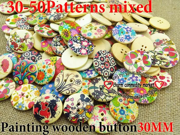 10PCS FASHION painting 30MM wooden button flower boots coat sewing decoration buttons clothes accessory MCB-651
10PCS FASHION painting 30MM wooden button flower boots coat sewing decoration buttons clothes accessory MCB-651