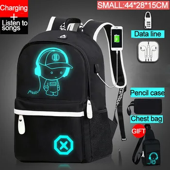 Fashion Backpacks Luminous Animation School Bags For Boy Girl Teenager USB Charge Men Back Pack Anti-theft Laptop Backpack Male
Fashion Backpacks Luminous Animation School Bags For Boy Girl Teenager USB Charge Men Back Pack Anti-theft Laptop Backpack Male