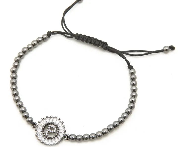 micro pave Copper White cz Cubic Zirconia rope adjusted Beads Bracelet 26 Alphabet Initial Charm Braided Bangles Letters uj543
micro pave Copper White cz Cubic Zirconia rope adjusted Beads Bracelet 26 Alphabet Initial Charm Braided Bangles Letters uj543