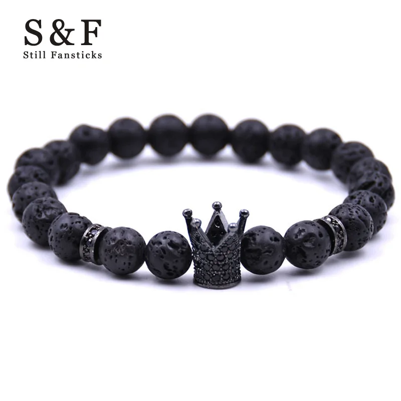 Crown Bracelet Lava Stone Bracelets For Women Rock Pulseira Masculina Bangles Men Jewelry Bileklik Mens Pulseras 2017 Bijoux
Crown Bracelet Lava Stone Bracelets For Women Rock Pulseira Masculina Bangles Men Jewelry Bileklik Mens Pulseras 2017 Bijoux