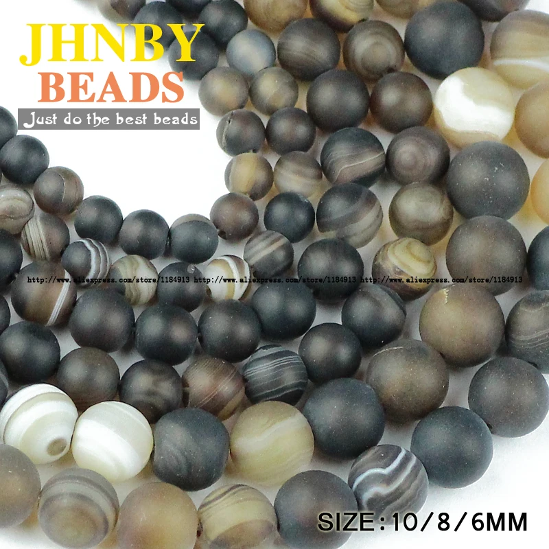 JHNBY Matte Black Banded carnelian Natural Stripe Stone 6/8/10MM Round Loose beads for Jewelry bracelets making accessories DIY
JHNBY Matte Black Banded carnelian Natural Stripe Stone 6/8/10MM Round Loose beads for Jewelry bracelets making accessories DIY