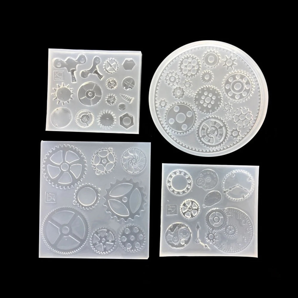 4 styles Transparent UV Resin Earring Making Pendant Gear Shape Mold Mirror Charms Arts Crafts DIY Combination Jewelry Mold
4 styles Transparent UV Resin Earring Making Pendant Gear Shape Mold Mirror Charms Arts Crafts DIY Combination Jewelry Mold