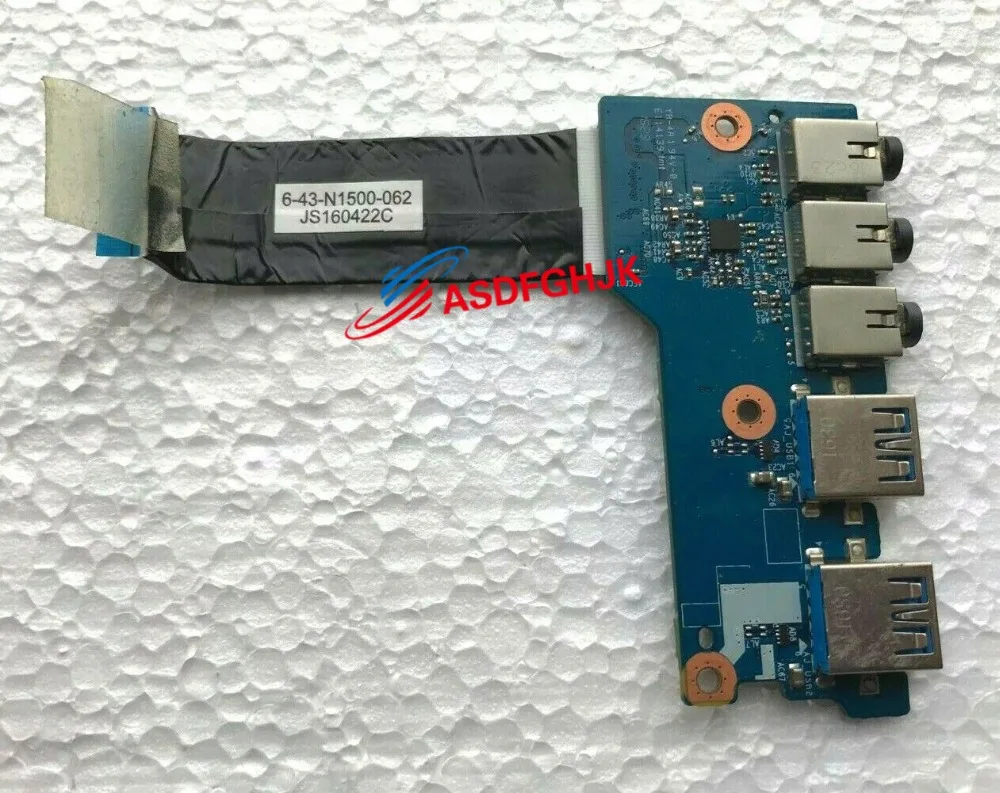 Оригинальная аудиоплата Clevo Erazer X6601 Z6 USB 3 с кабелем 6-71-N15F8-D02 полностью прошедшая