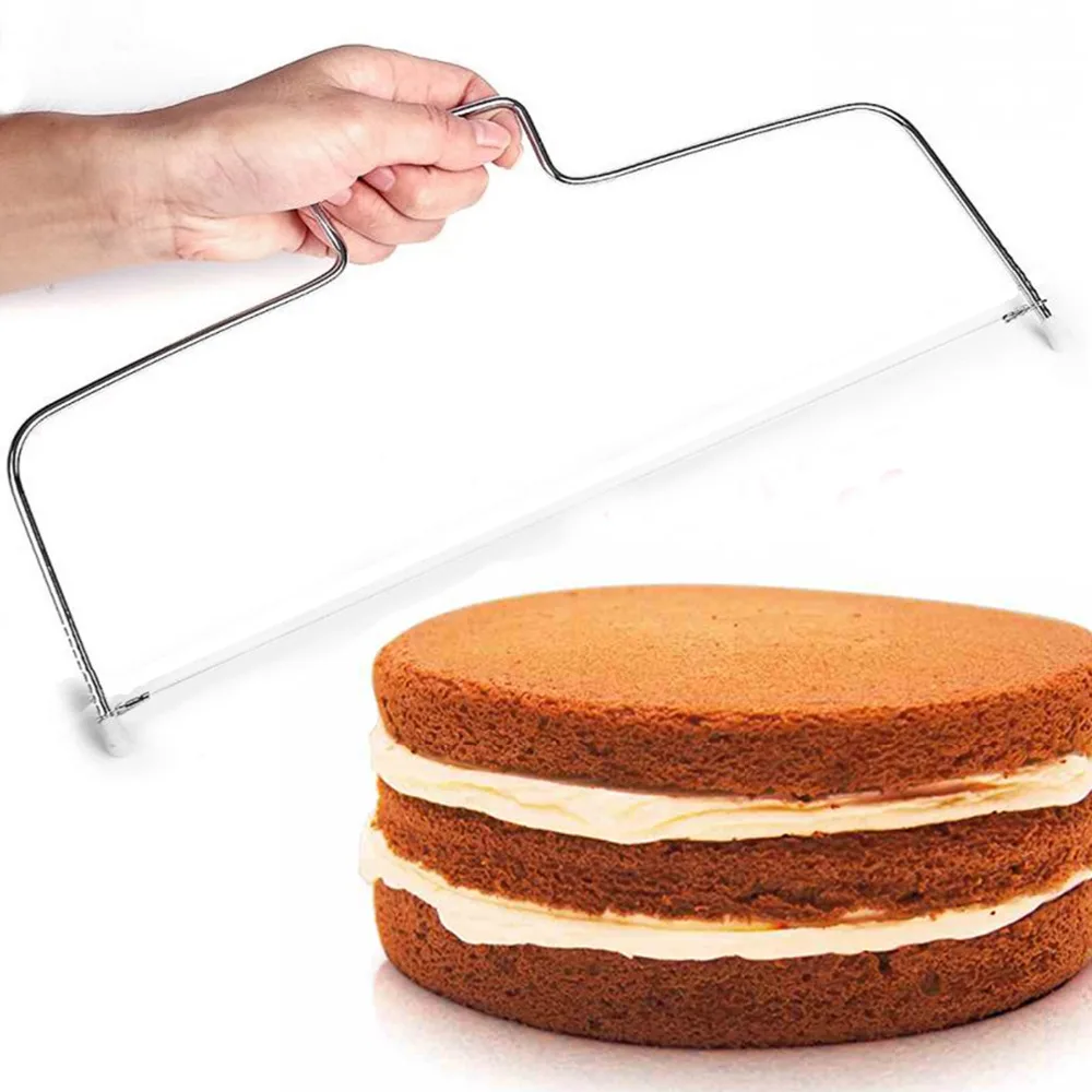 1PC Stainless Steel Adjustable Wire Cake Cutter Slicer Leveler DIY Cake Baking Tools High Quality Kitchen Accessories
1PC Stainless Steel Adjustable Wire Cake Cutter Slicer Leveler DIY Cake Baking Tools High Quality Kitchen Accessories