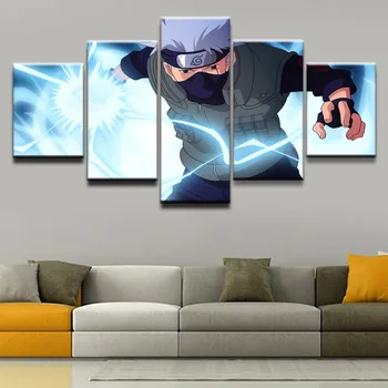Painting Art Poster Wall Modular Picture 5 Piece Anime Kakashi Hatake Naruto Modern Home Decor Print On Canvas For Kids Room
Painting Art Poster Wall Modular Picture 5 Piece Anime Kakashi Hatake Naruto Modern Home Decor Print On Canvas For Kids Room