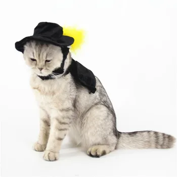 Pet cat hooded clothes Dance Magic Black Dog Cat Cloak Dress Halloween Cloak Evening Wear
Pet cat hooded clothes Dance Magic Black Dog Cat Cloak Dress Halloween Cloak Evening Wear