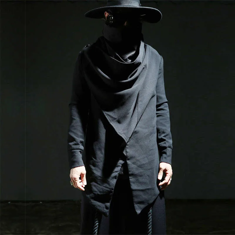 Men's clothing sweatshirt non-mainstream personality cardigan costumes asymmetrical front fly outerwear
Men's clothing sweatshirt non-mainstream personality cardigan costumes asymmetrical front fly outerwear