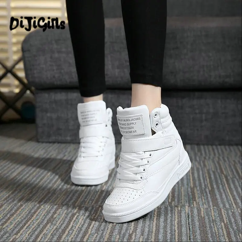 DIJIGIRLS New spring autumn ankle boots heels shoes women casual shoes height increased high top shoes mixed color Winter boots
DIJIGIRLS New spring autumn ankle boots heels shoes women casual shoes height increased high top shoes mixed color Winter boots